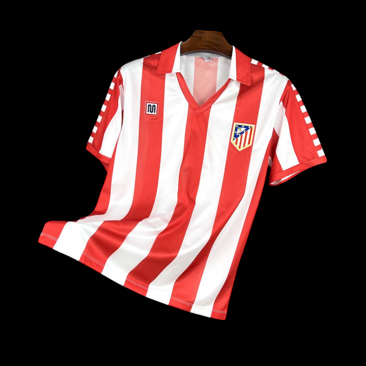 Maillot Atlético Madrid 1982 version fan — vue face