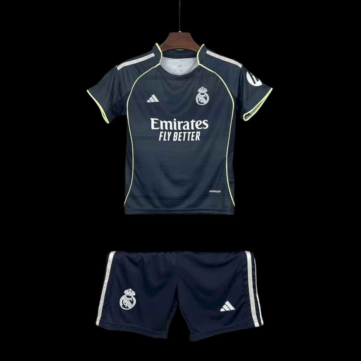 Maillot enfant Real Madrid 25/26 version fan — vue face