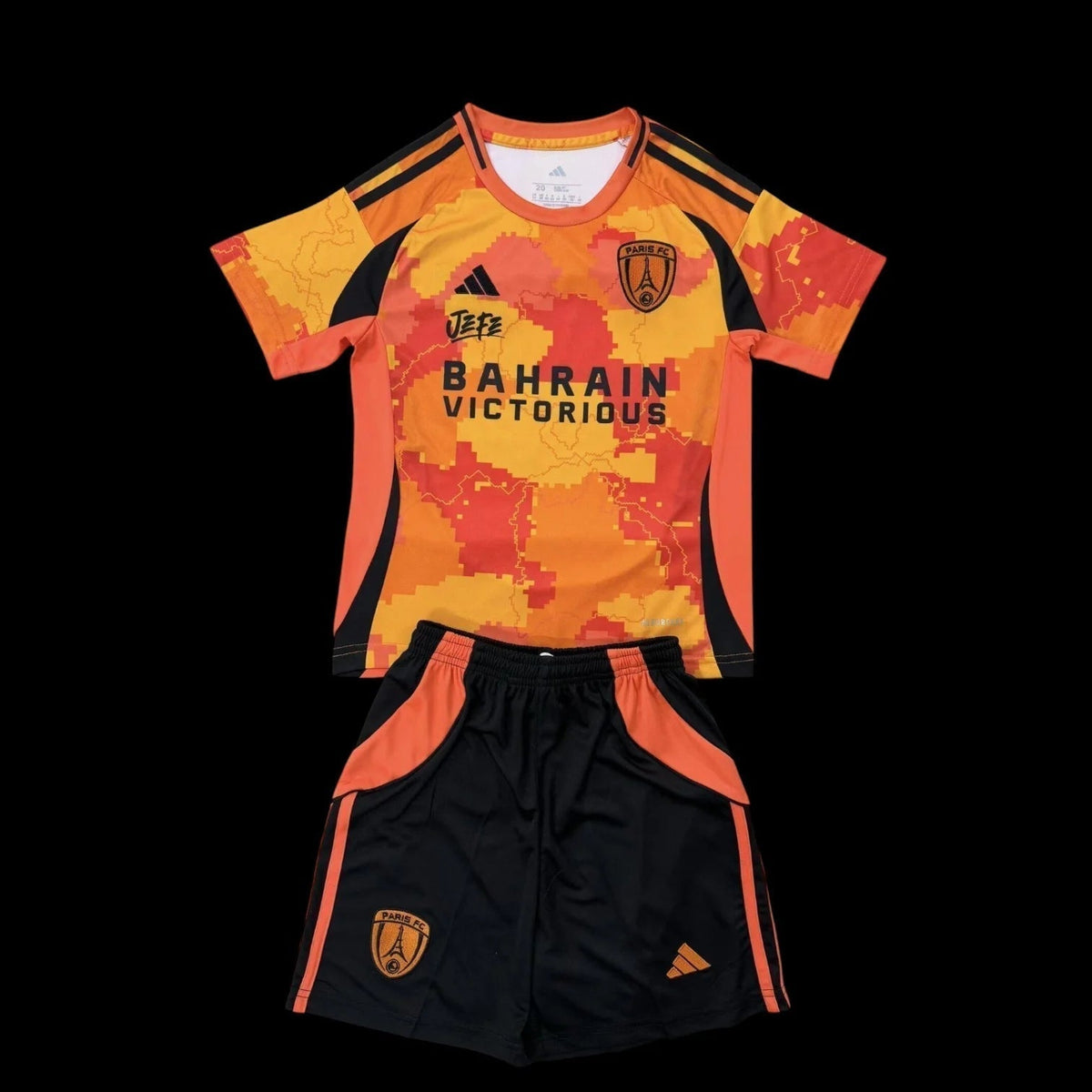 Maillot enfant Paris FC 25/26 version fan — vue face