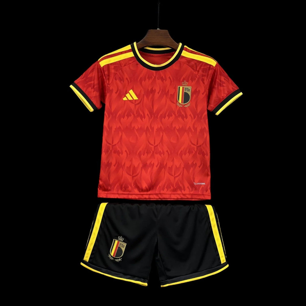 Maillot enfant Belgique 26/27 version fan — vue face