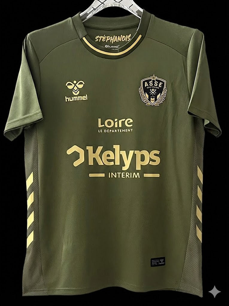 Maillot Saint-Étienne 25/26 version fan — vue face