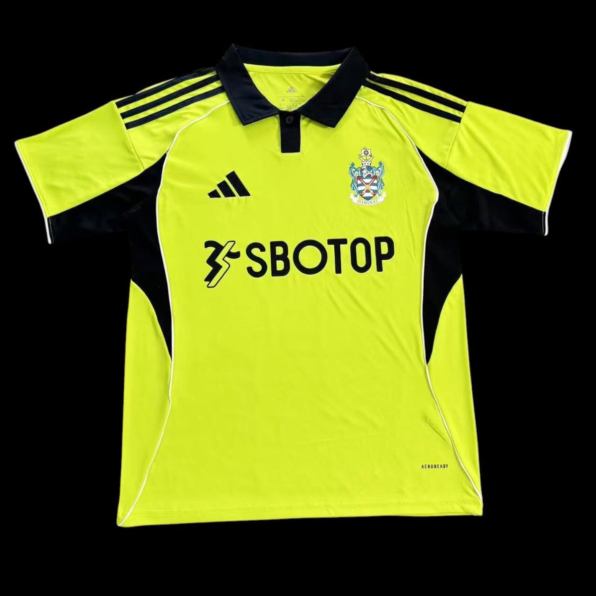 Maillot Fulham 25/26 version fan — vue face
