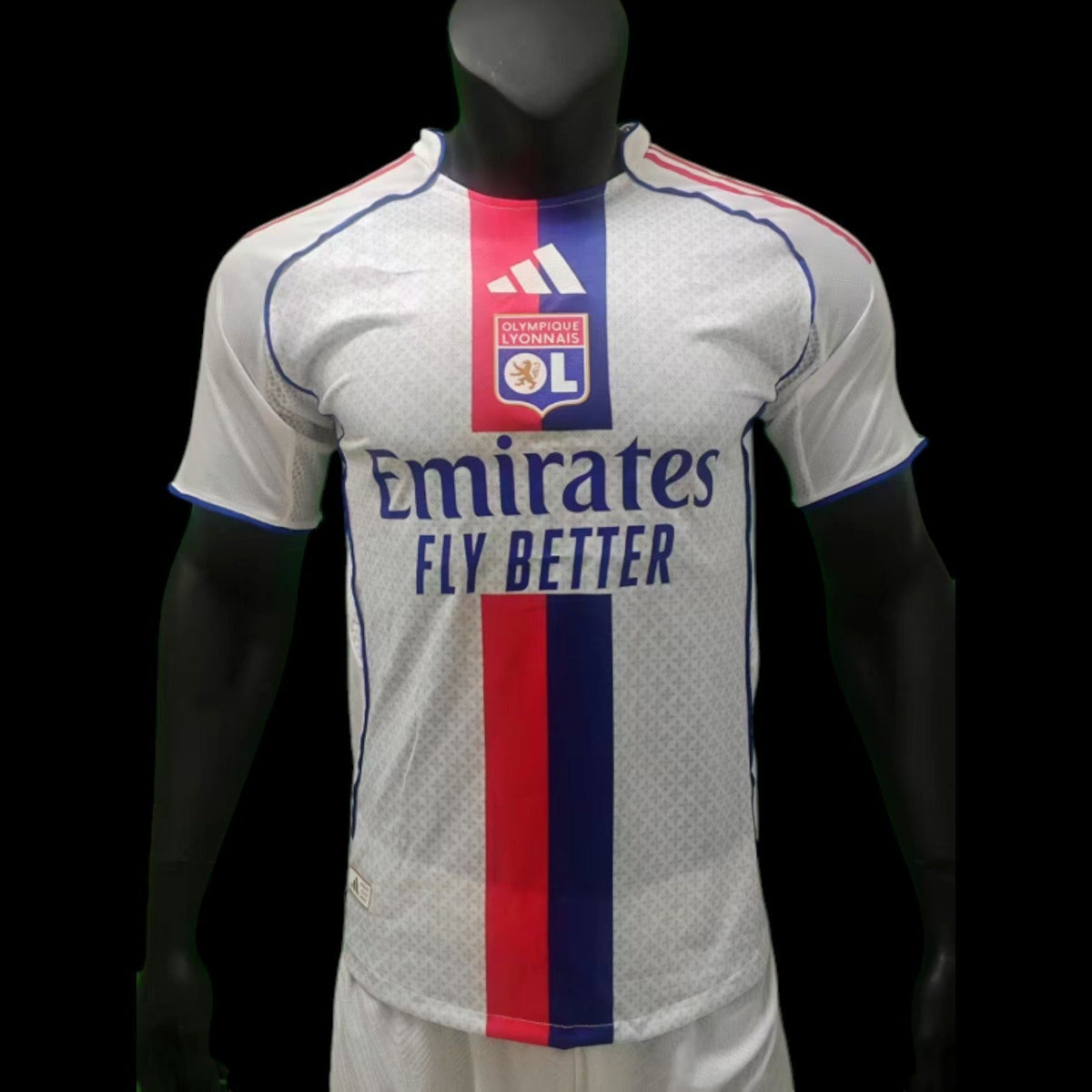Maillot Olympique Lyonnais 25/26 version joueur — vue face