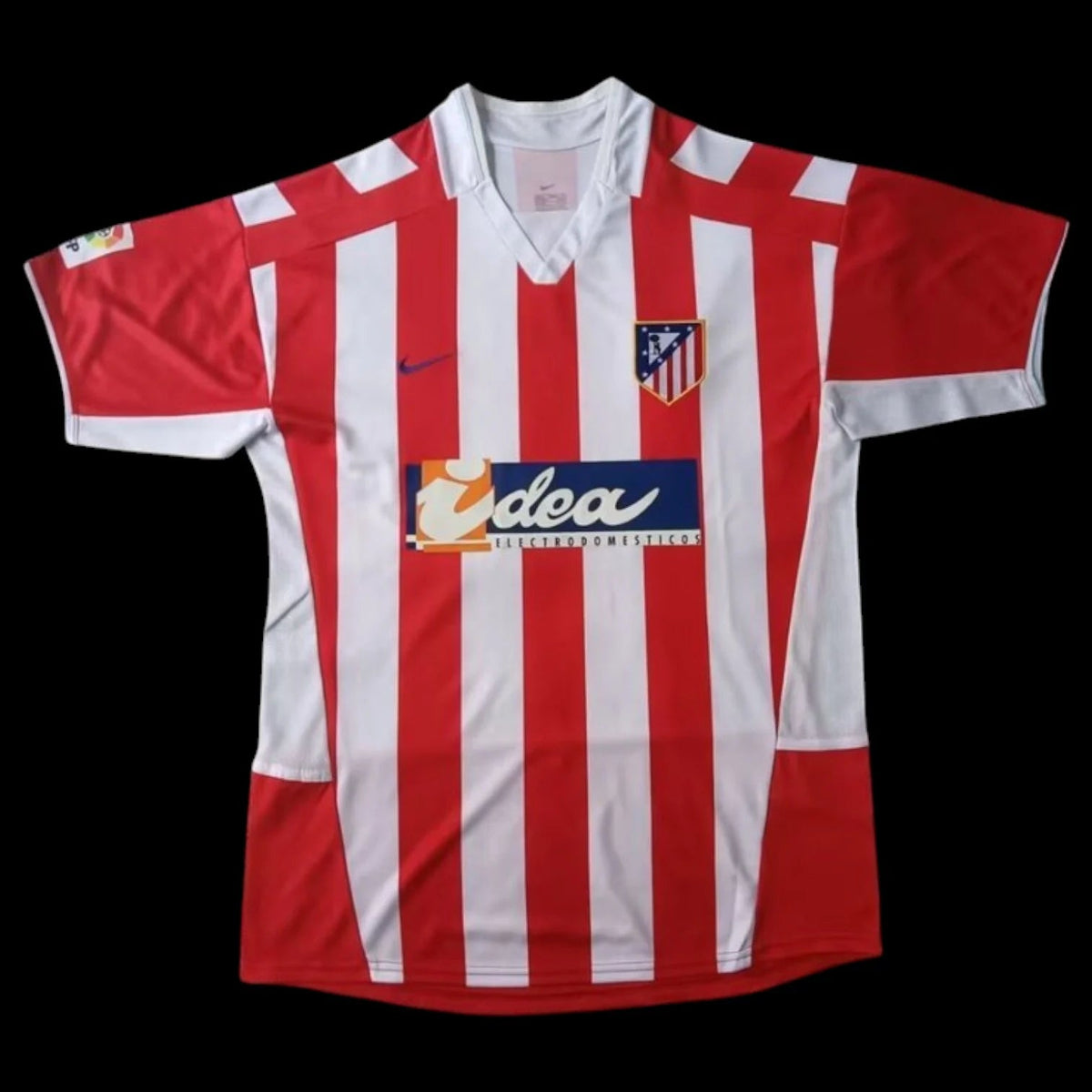 Maillot Atlético Madrid 2002 version fan — vue face