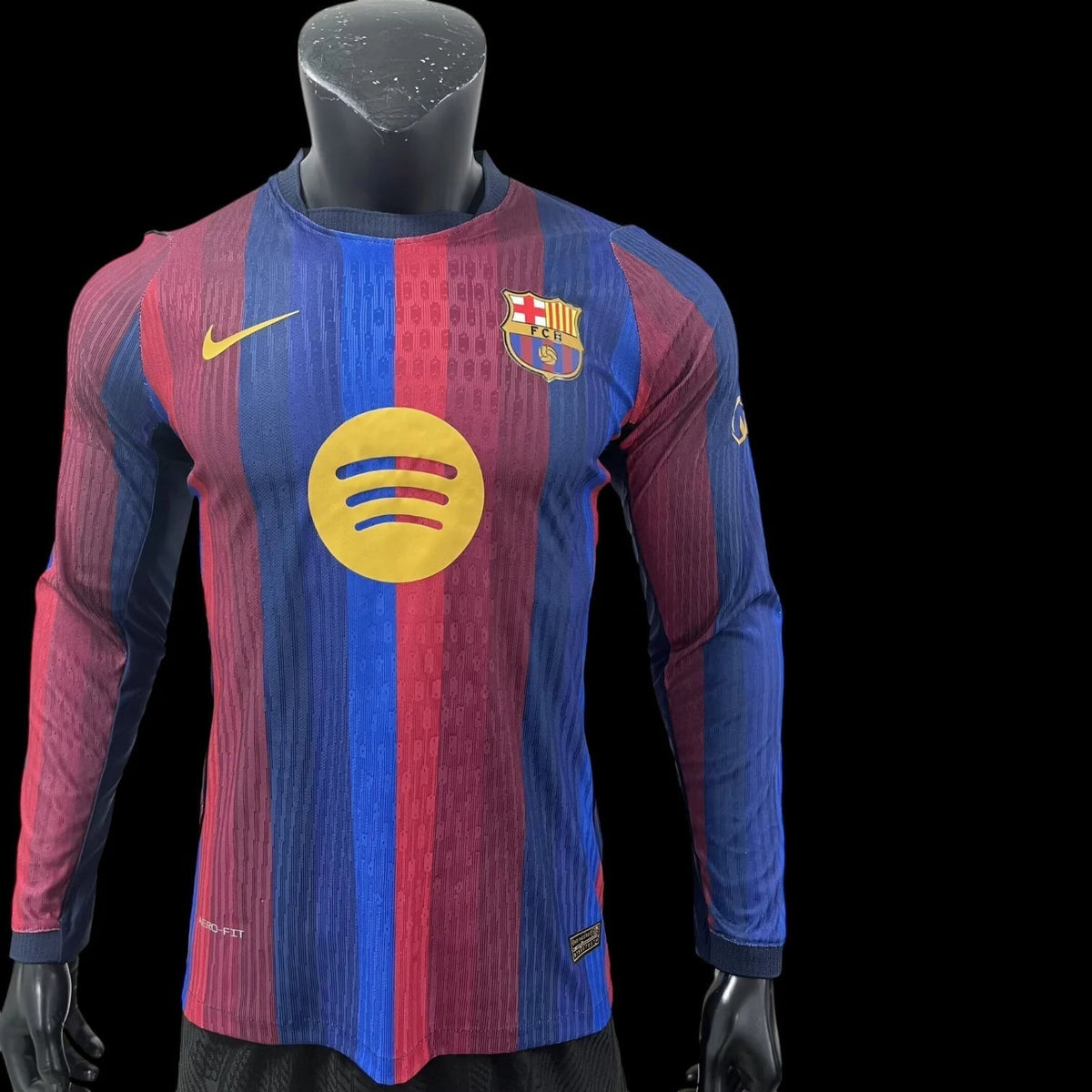 Maillot manches longues FC Barcelone 26/27 version joueur — vue face