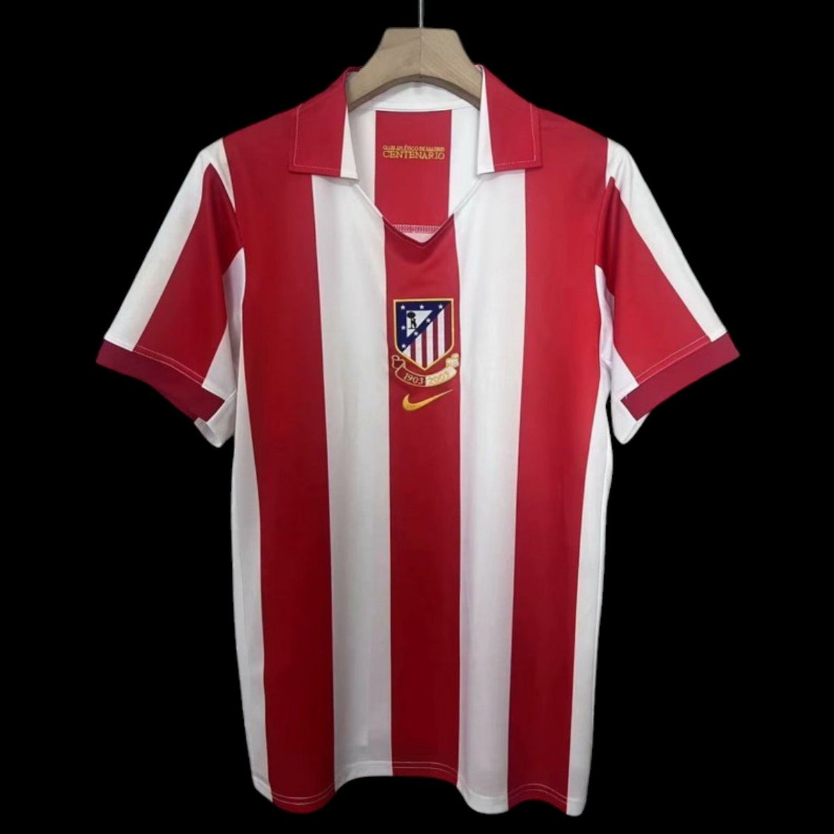 Maillot Atlético Madrid 2003 version fan — vue face