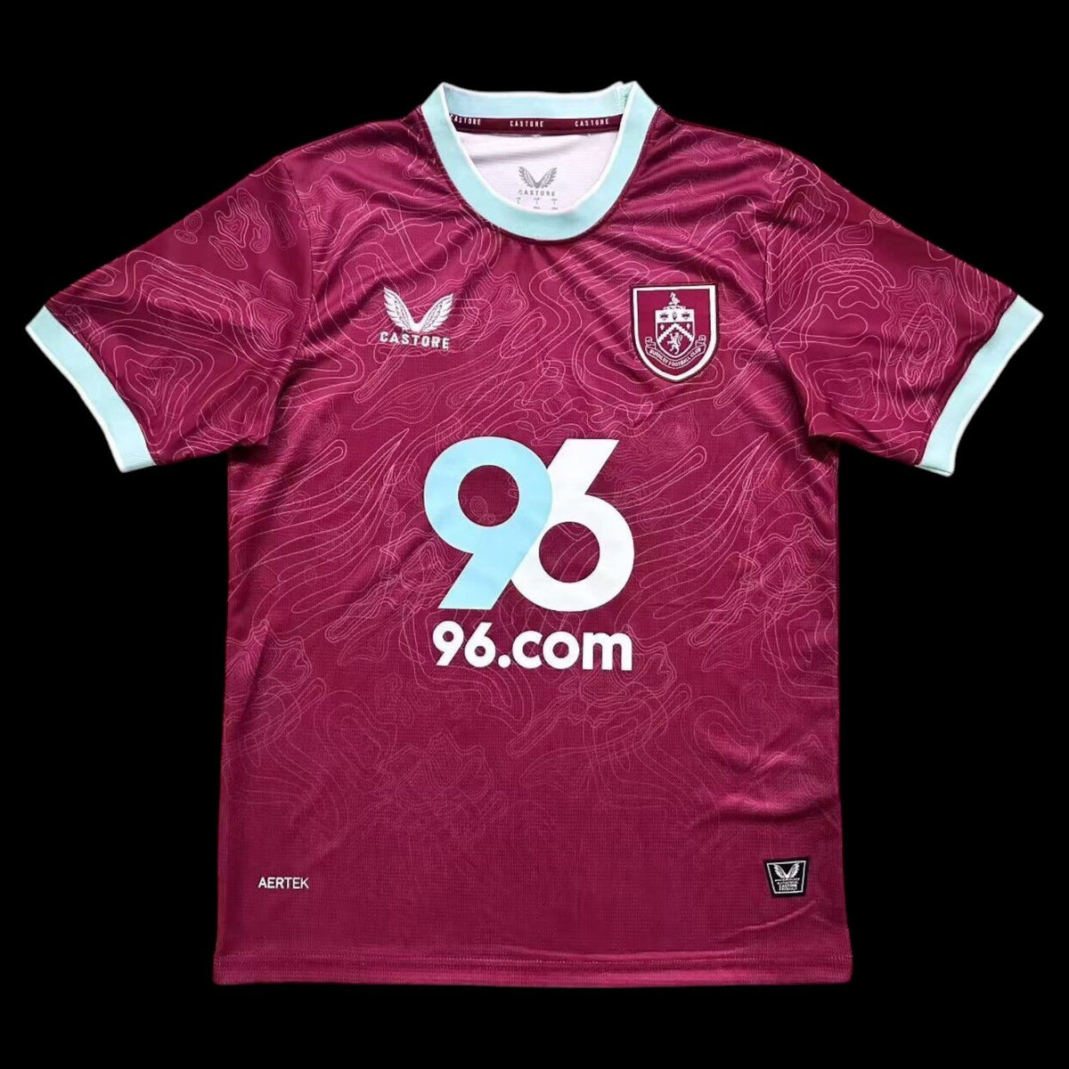 Maillot Burnley 25/26 version fan — vue face