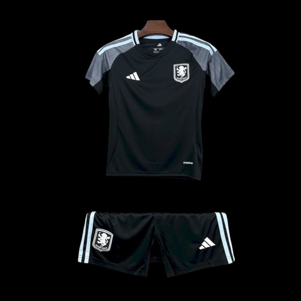 Maillot enfant Aston Villa 25/26 version fan — vue face