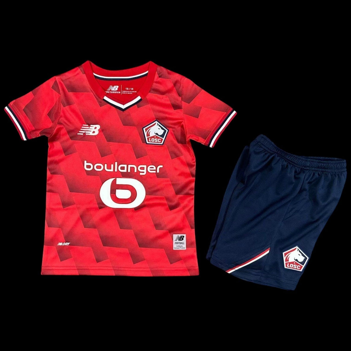 Maillot enfant LOSC Lille 25/26 version fan — vue face
