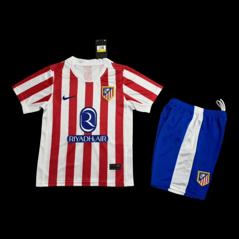 Maillot enfant Atlético Madrid 25/26 version fan — vue face