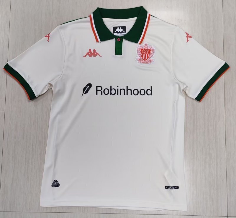 Maillot OGC Nice 25/26 version fan — vue face