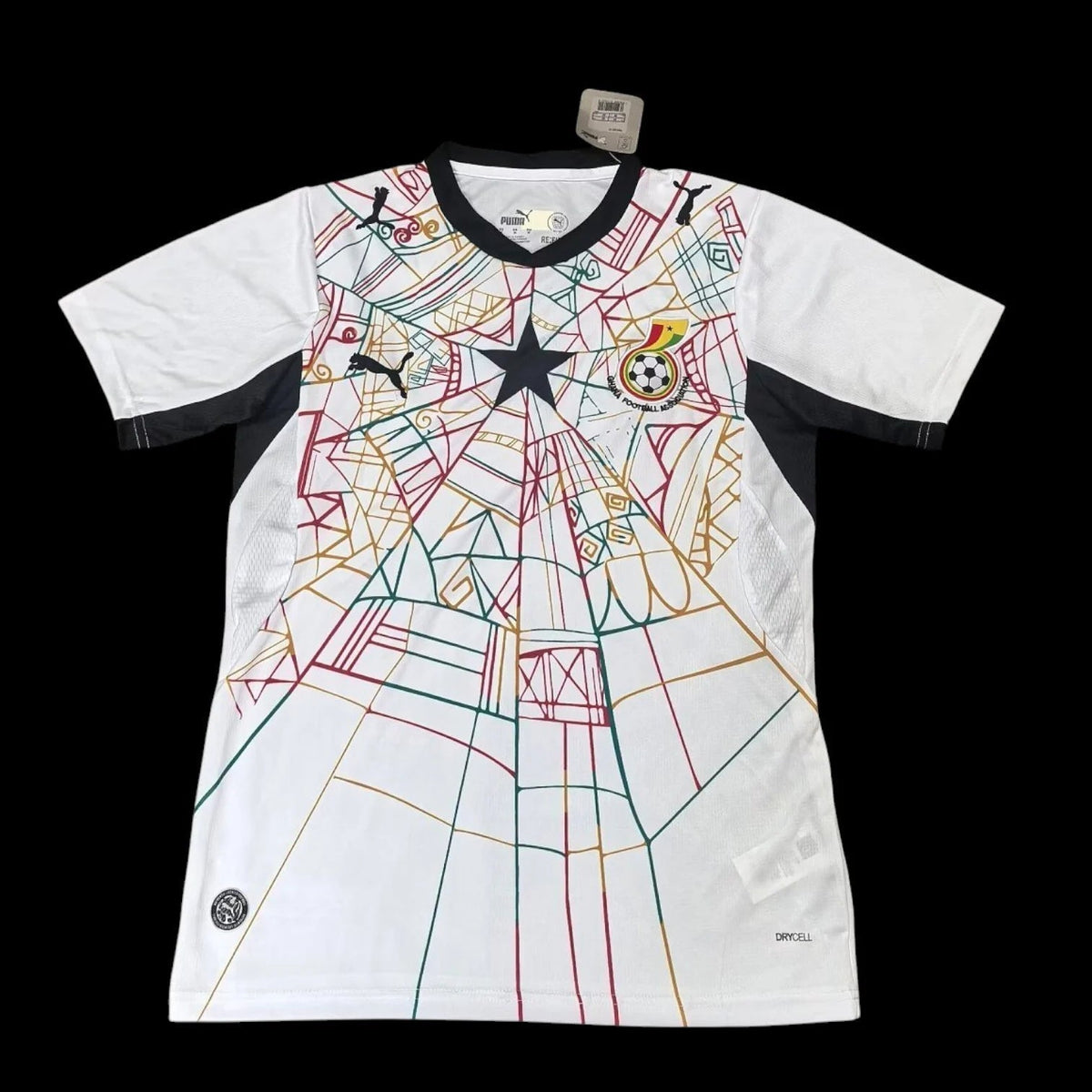 Maillot Ghana 26/27 version fan — vue face