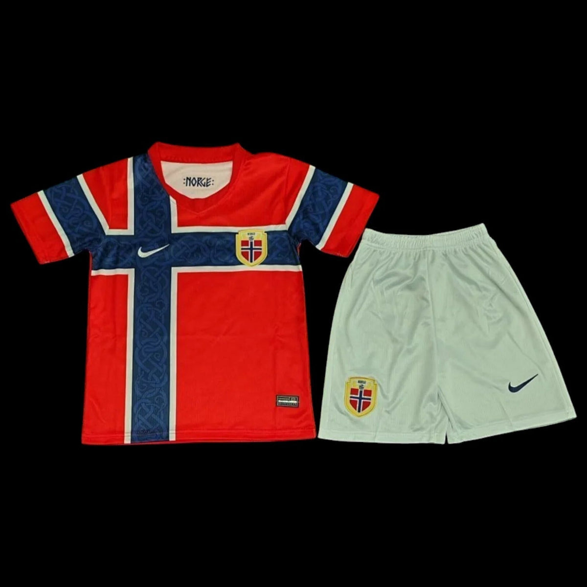 Maillot enfant Norvège 26/27 version fan — vue face