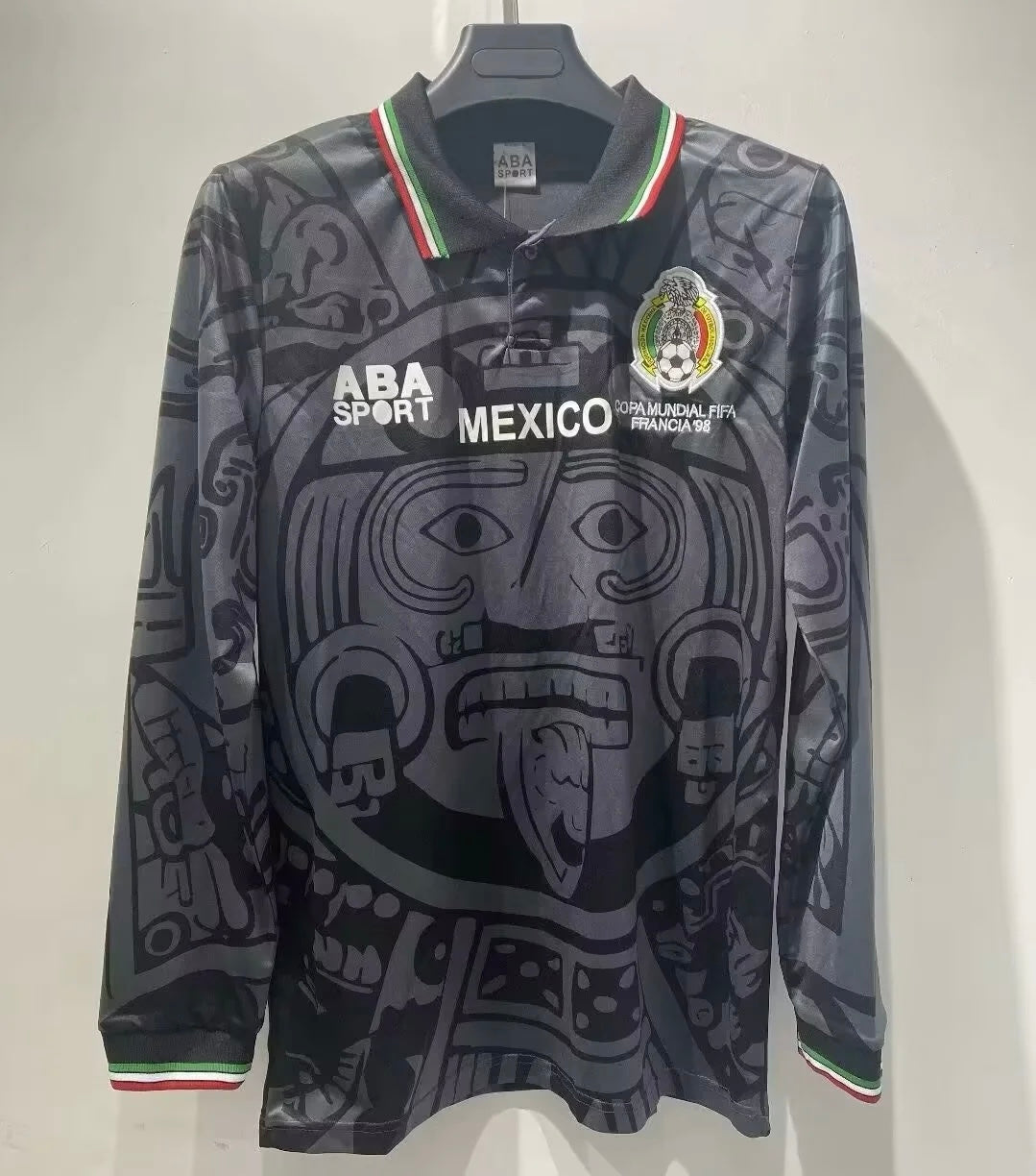 Maillot manches longues Mexique 1998 version fan — vue face