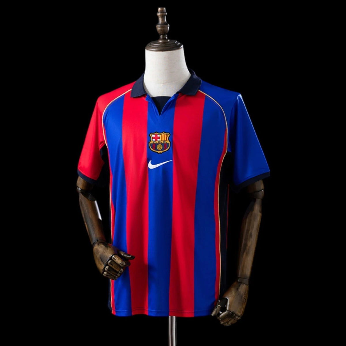Maillot FC Barcelone 01/02 version fan — vue face