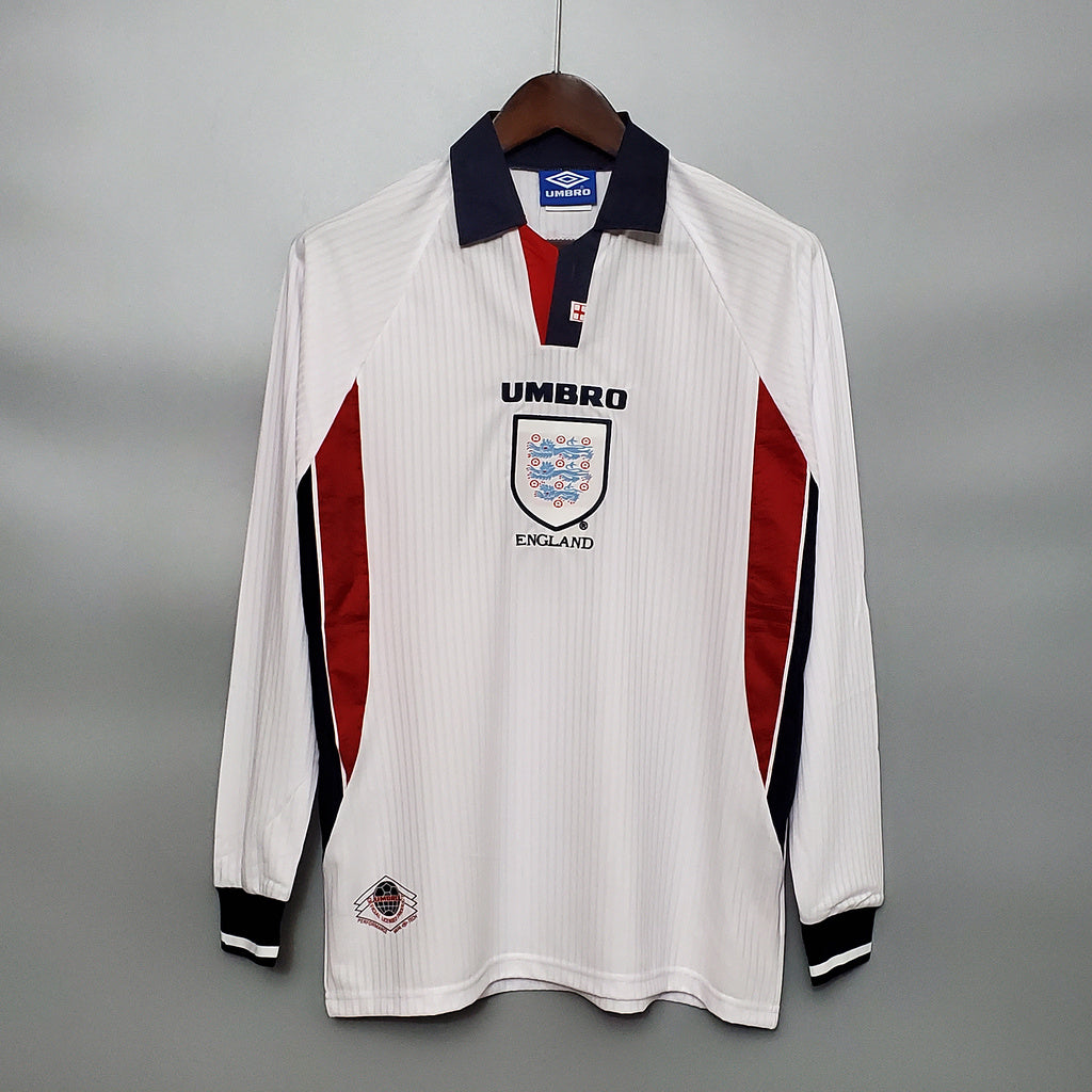Maillot manches longues Angleterre 1998 version fan — vue face