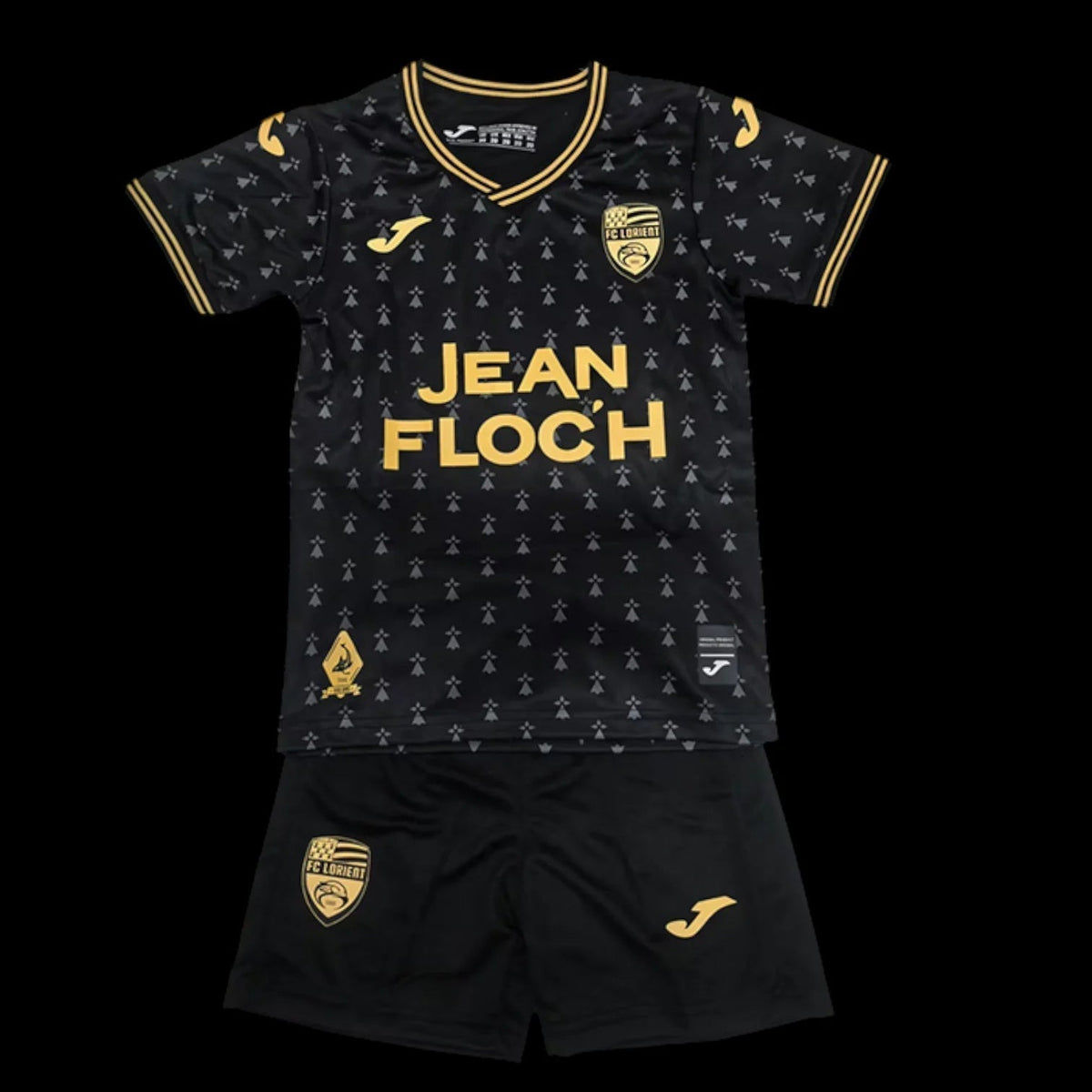 Maillot enfant Lorient 25/26 version fan — vue face