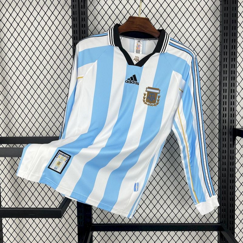 Maillot manches longues Argentine 1998 version fan — vue face