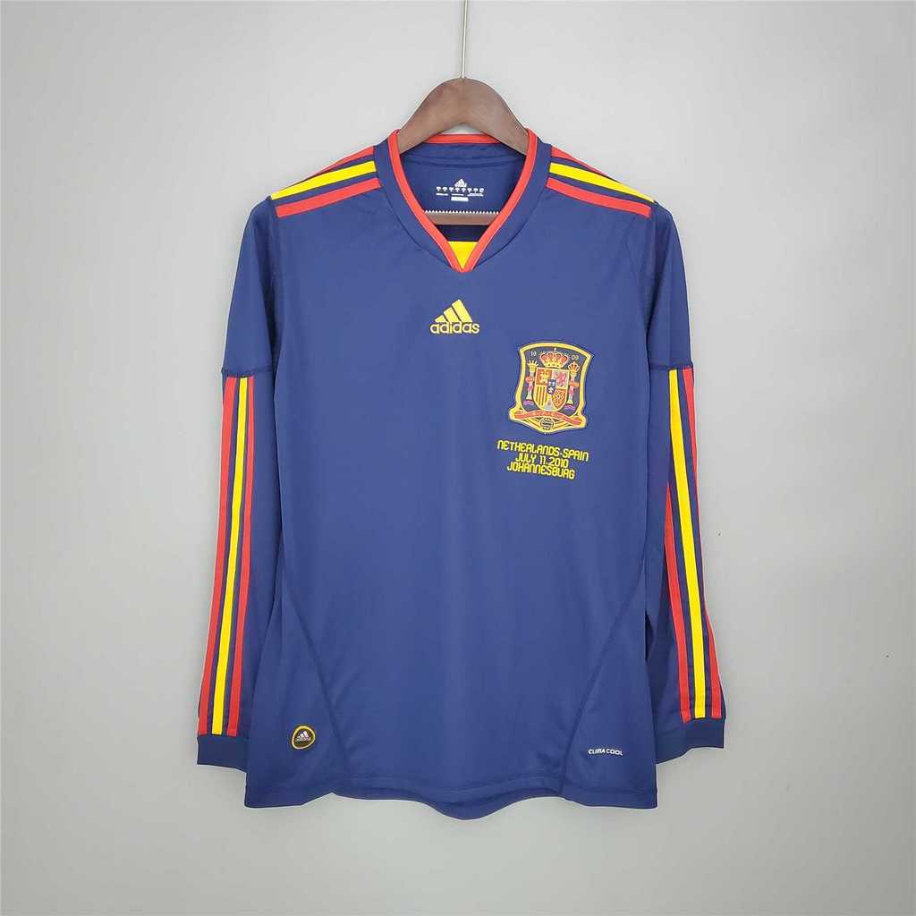 Maillot manches longues Espagne 2010 version fan — vue face