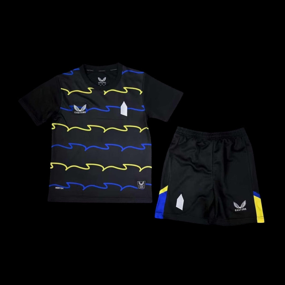 Maillot enfant Everton FC 25/26 version fan — vue face