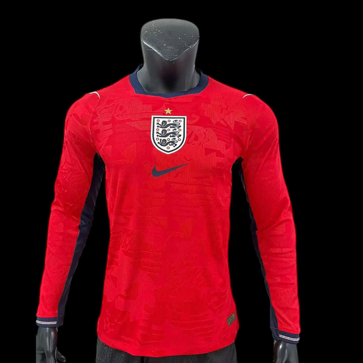 Maillot manches longues Angleterre 26/27 version joueur — vue face