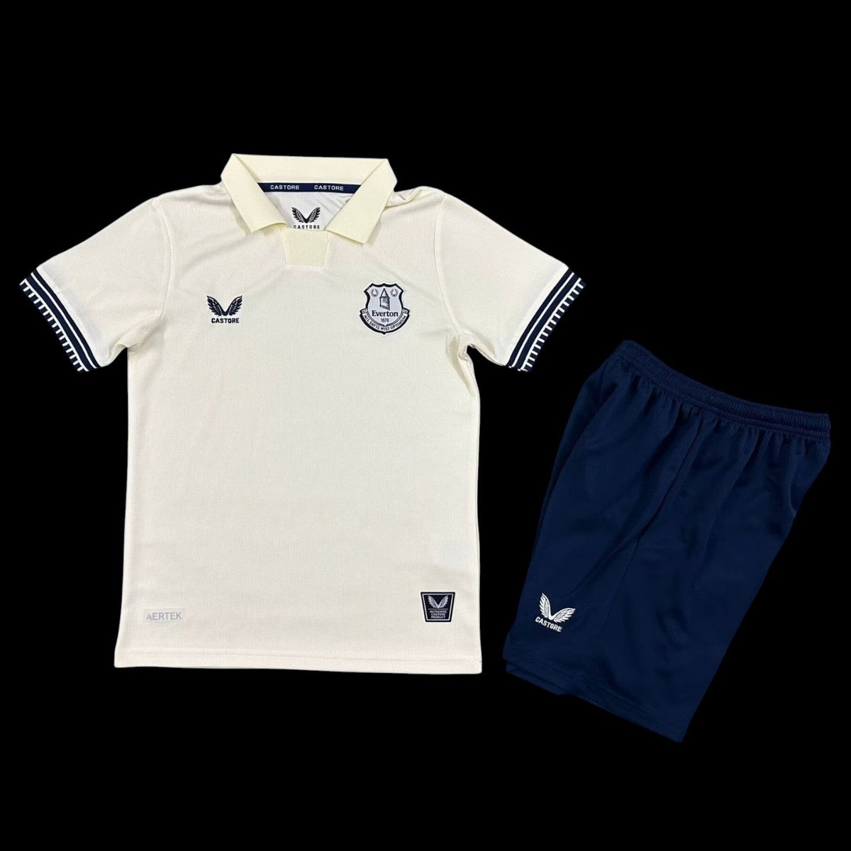 Maillot enfant Everton FC 25/26 version fan — vue face