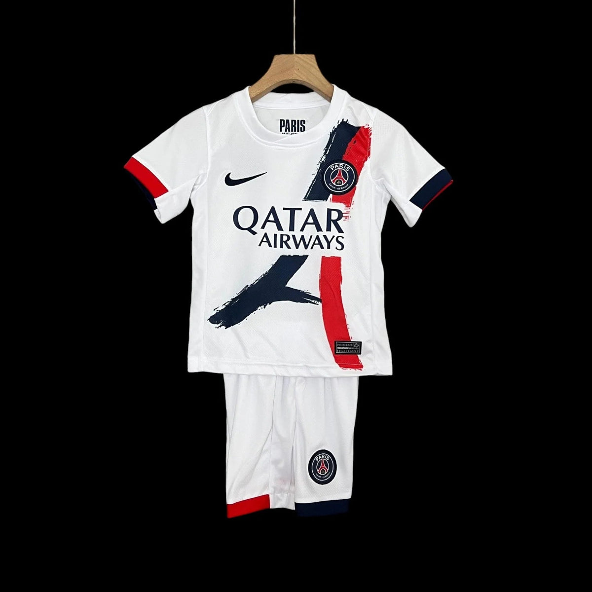 Maillot enfant Paris SG 25/26 version fan — vue face