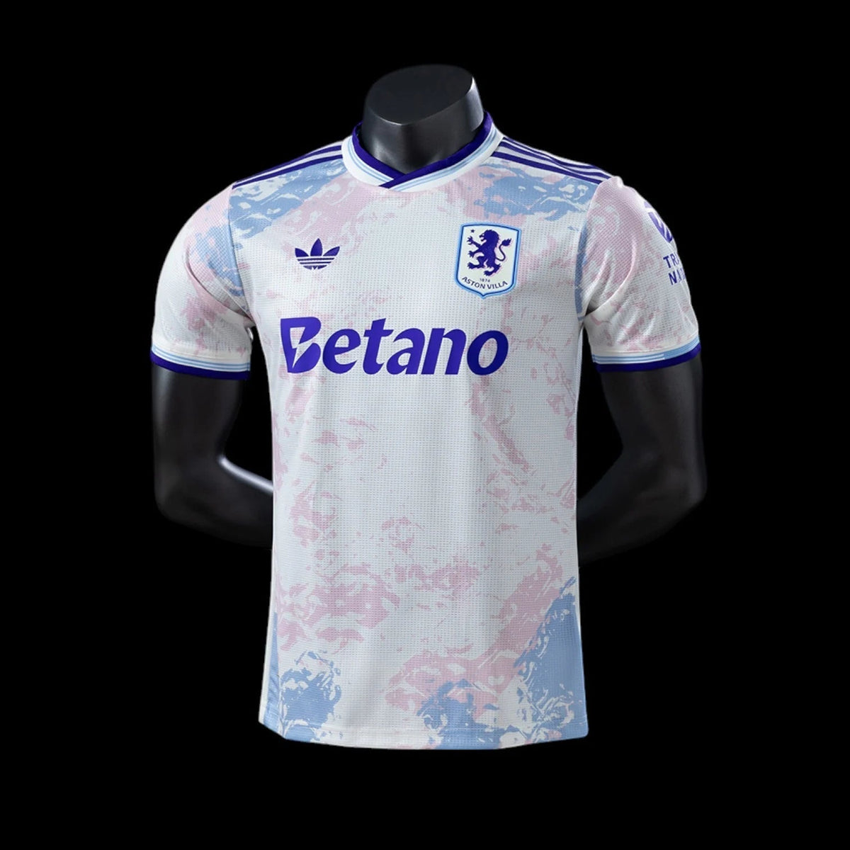 Maillot Aston Villa 25/26 version joueur — vue face