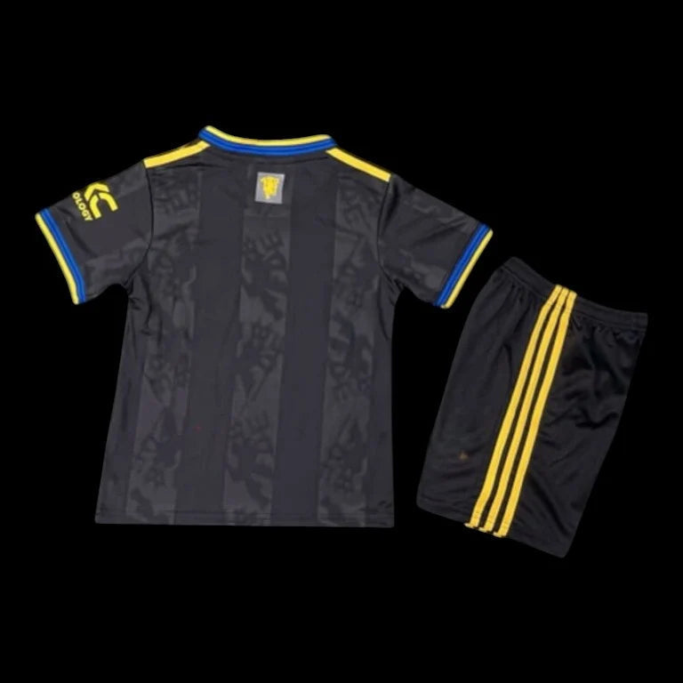 Maillot enfant Manchester United 25/26 version fan — vue dos
