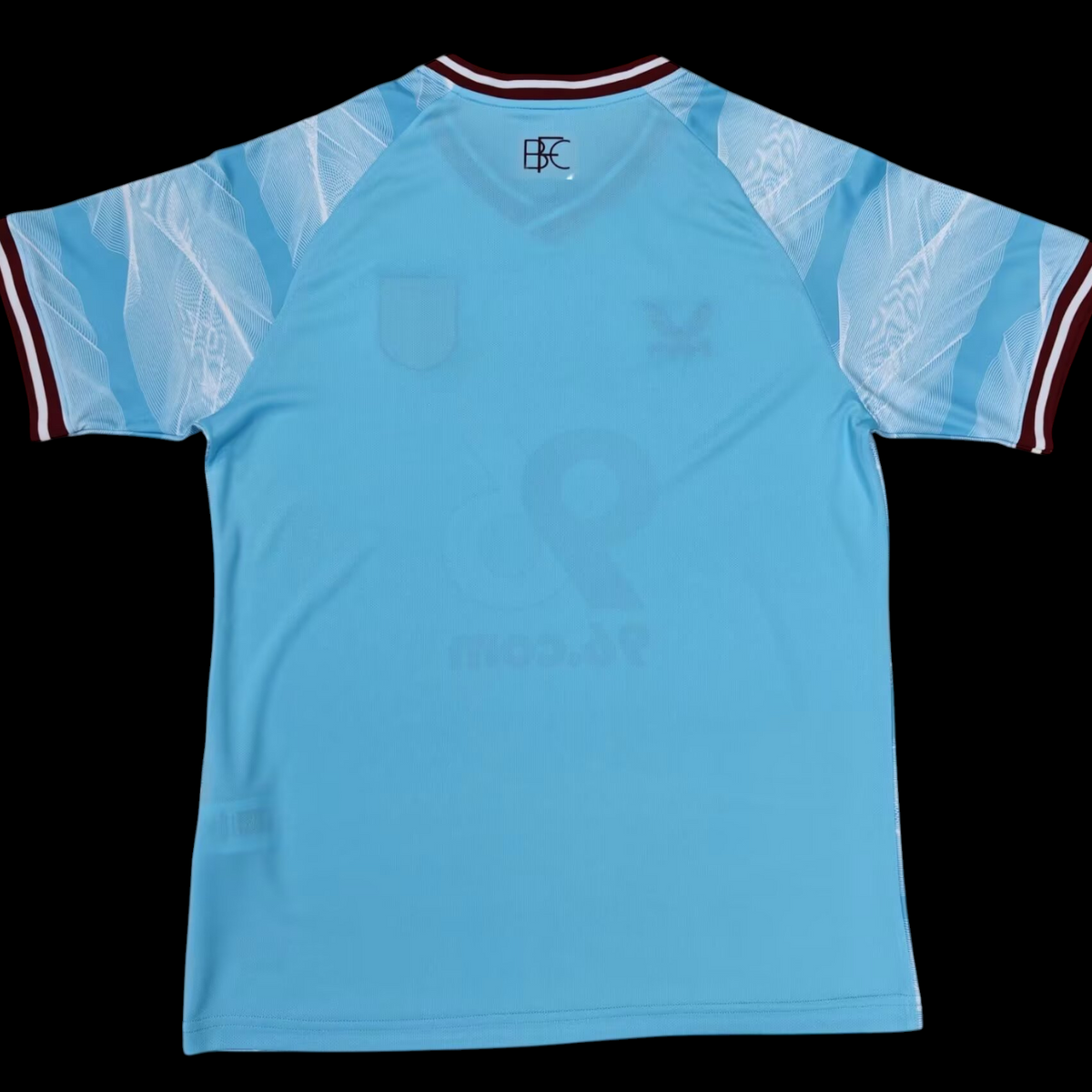 Maillot Burnley 25/26 version fan — vue dos