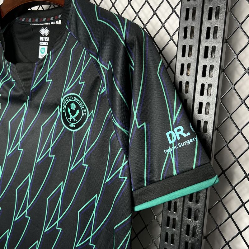 Maillot Sheffield 24/25 version fan — vue dos