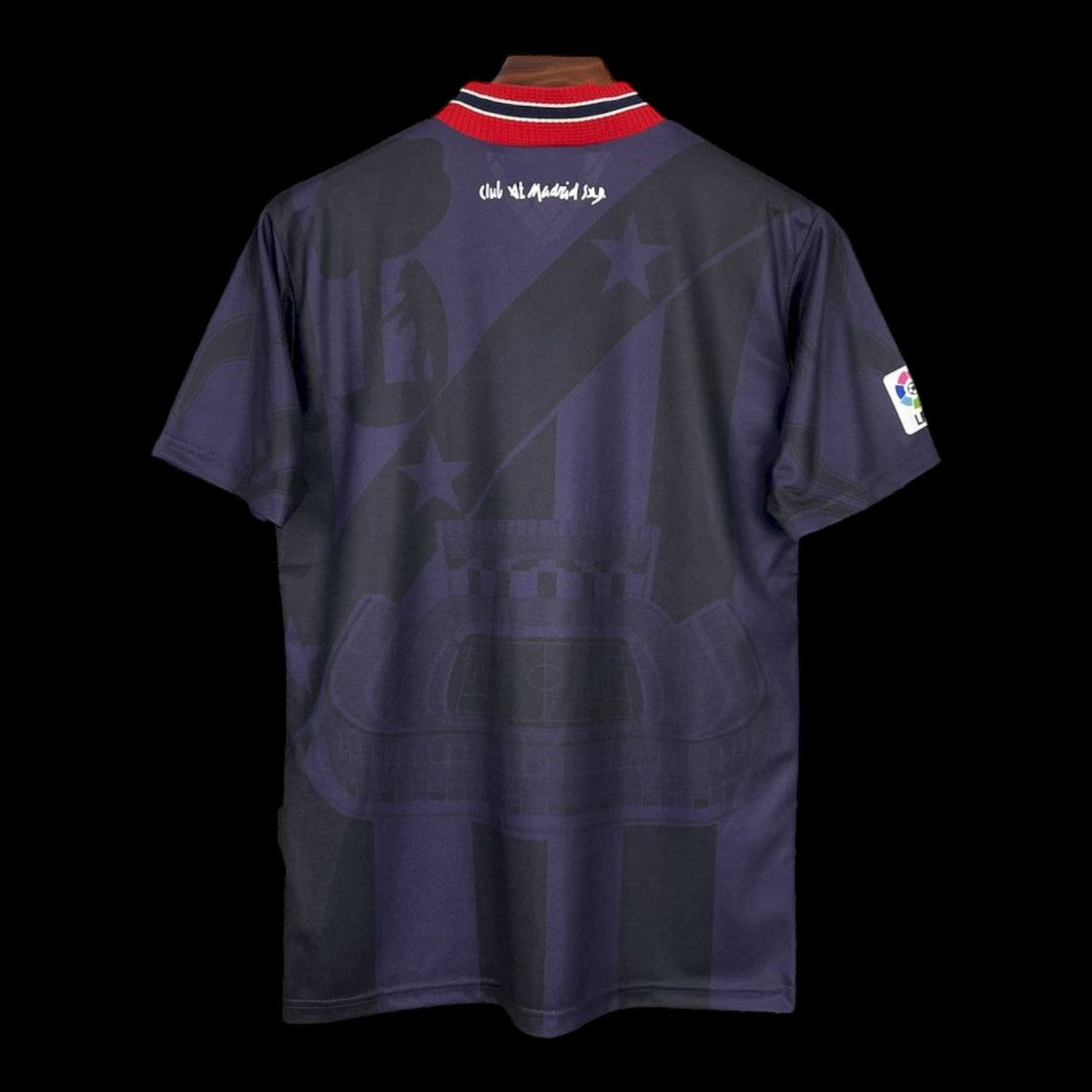 Maillot Atlético Madrid 95/96 version fan — vue dos