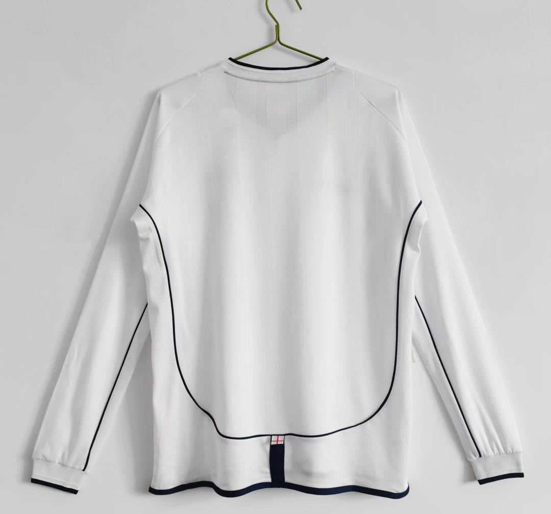 Maillot manches longues Angleterre 2002 version fan — vue dos