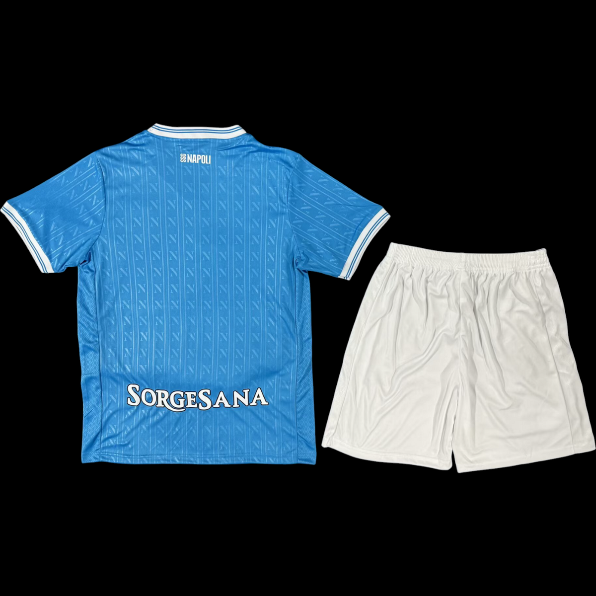 Maillot enfant Naples 25/26 version fan — vue dos
