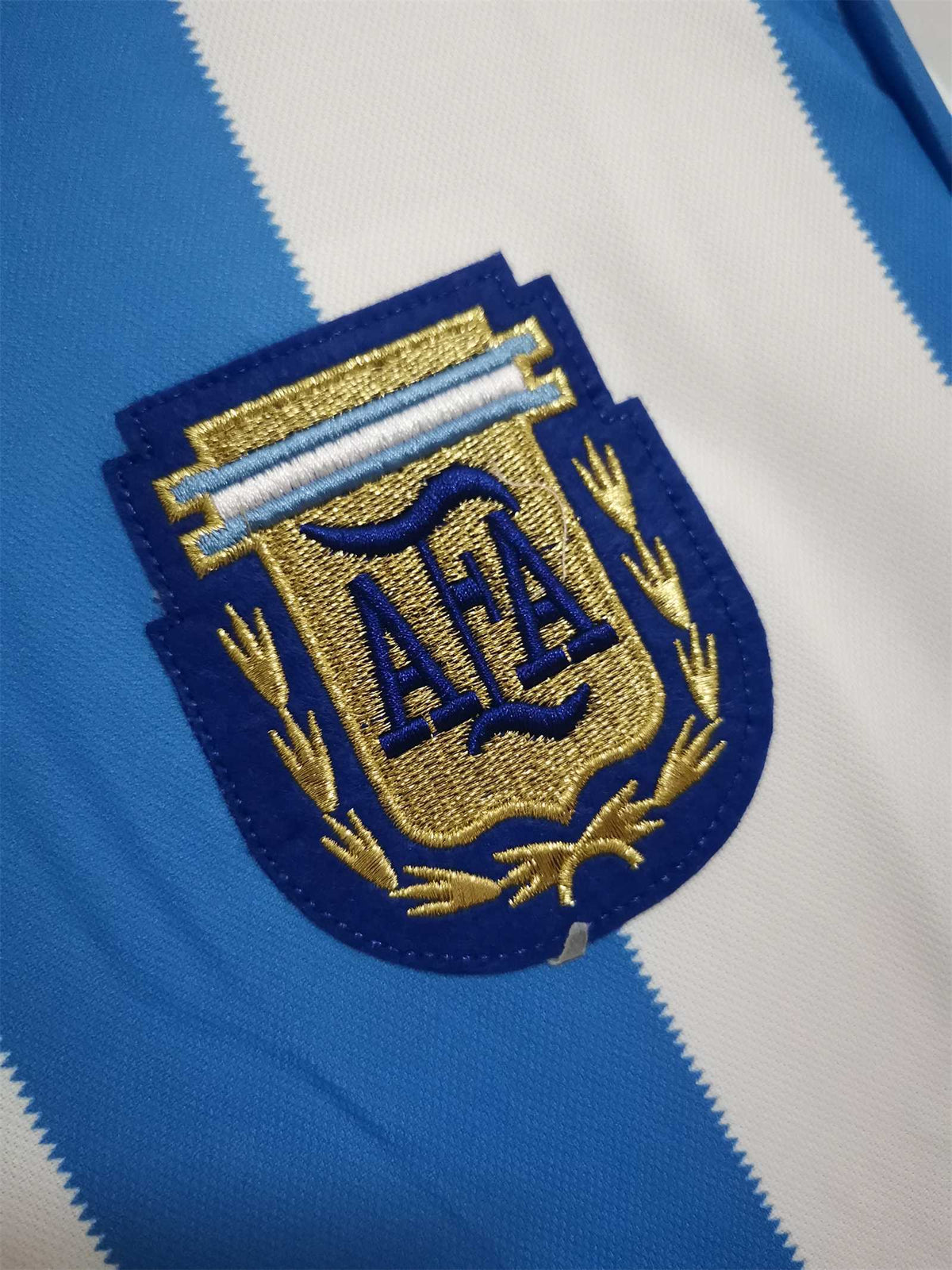 Maillot manches longues Argentine 1986 version fan — vue detail