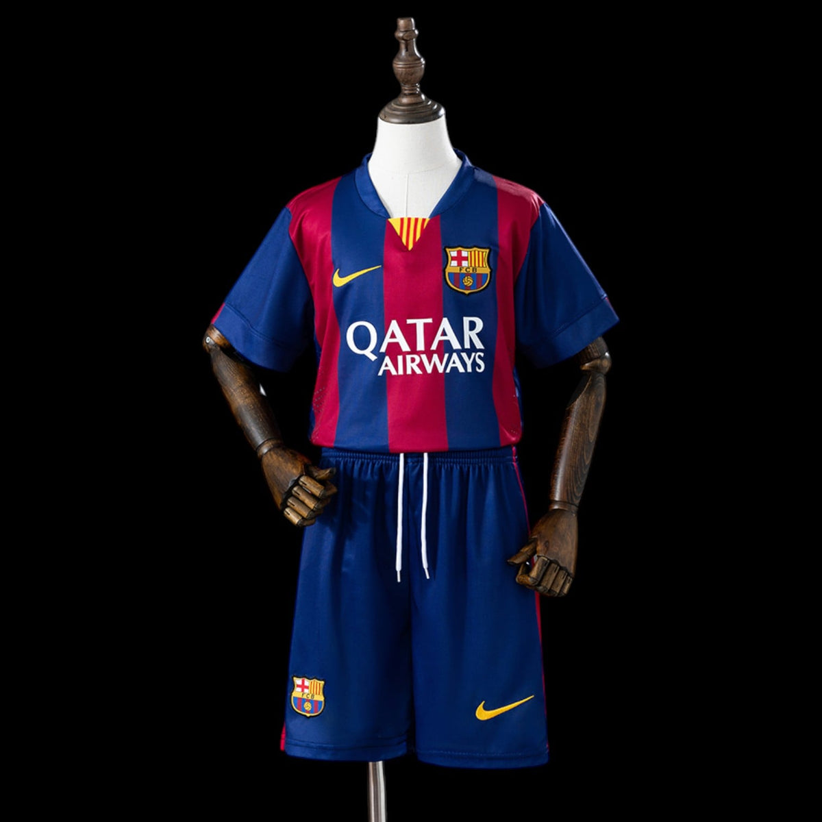 Maillot enfant FC Barcelone 14/15 version fan — vue face