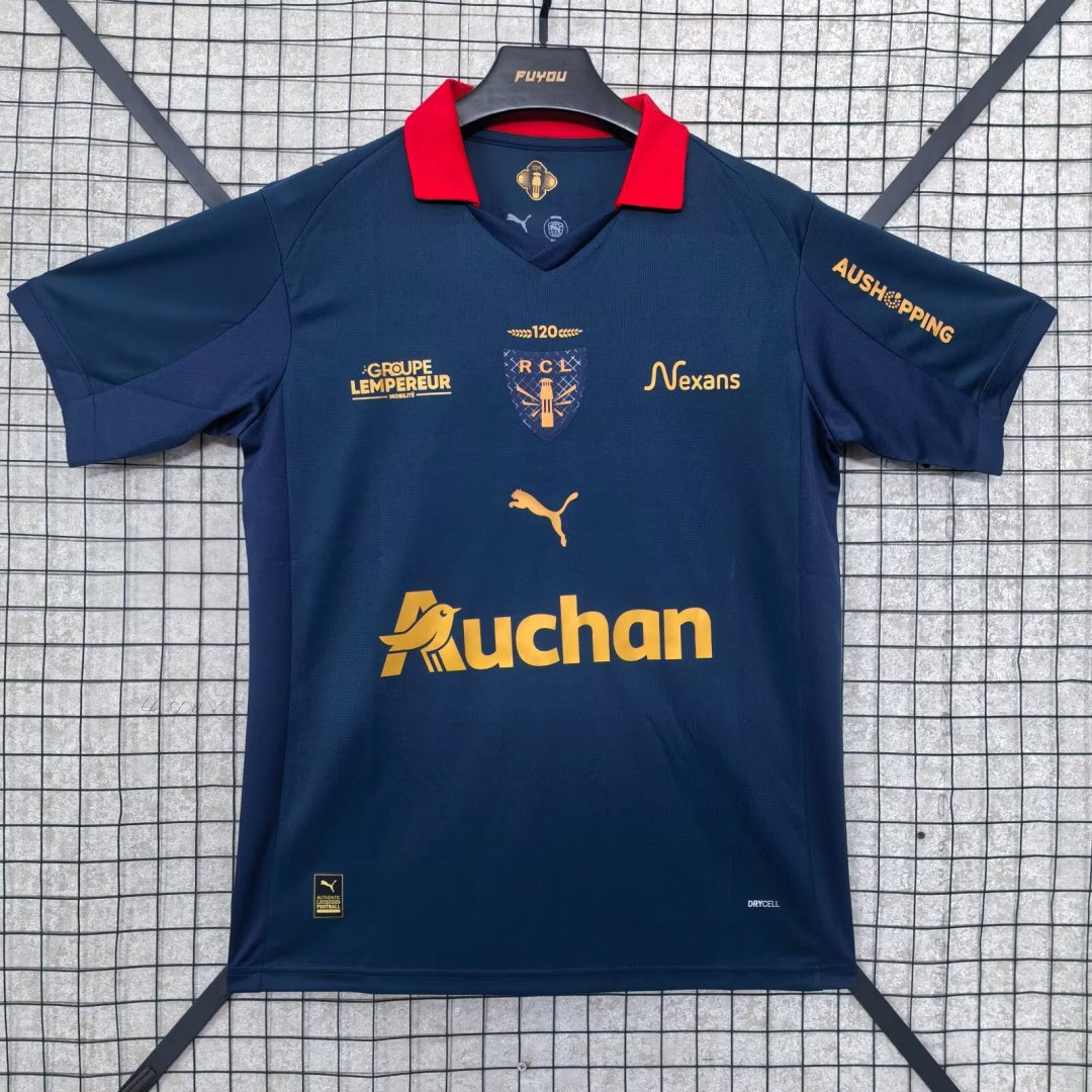 Maillot RC Lens 25/26 version fan — vue detail