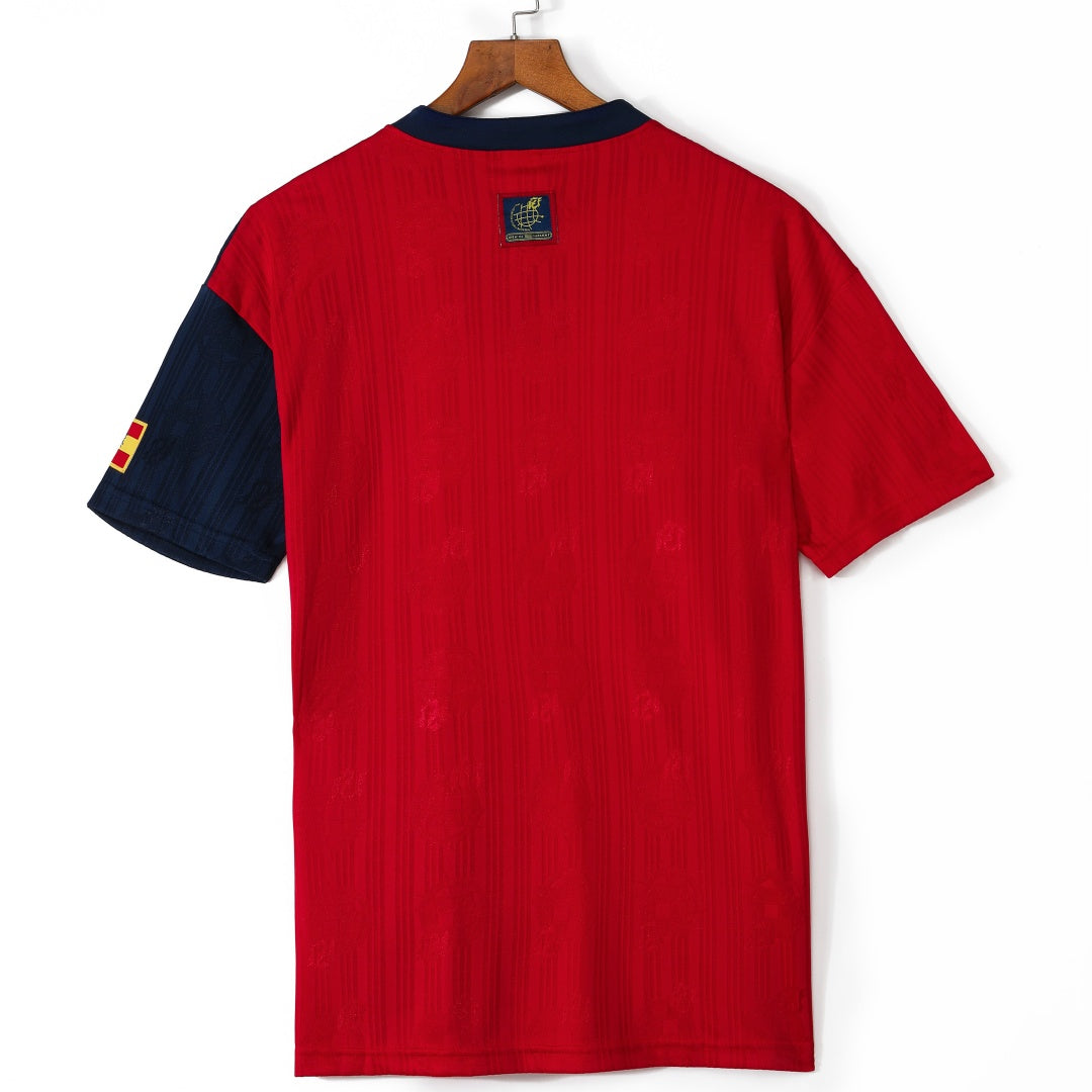 Maillot Espagne 1996 version fan — vue dos