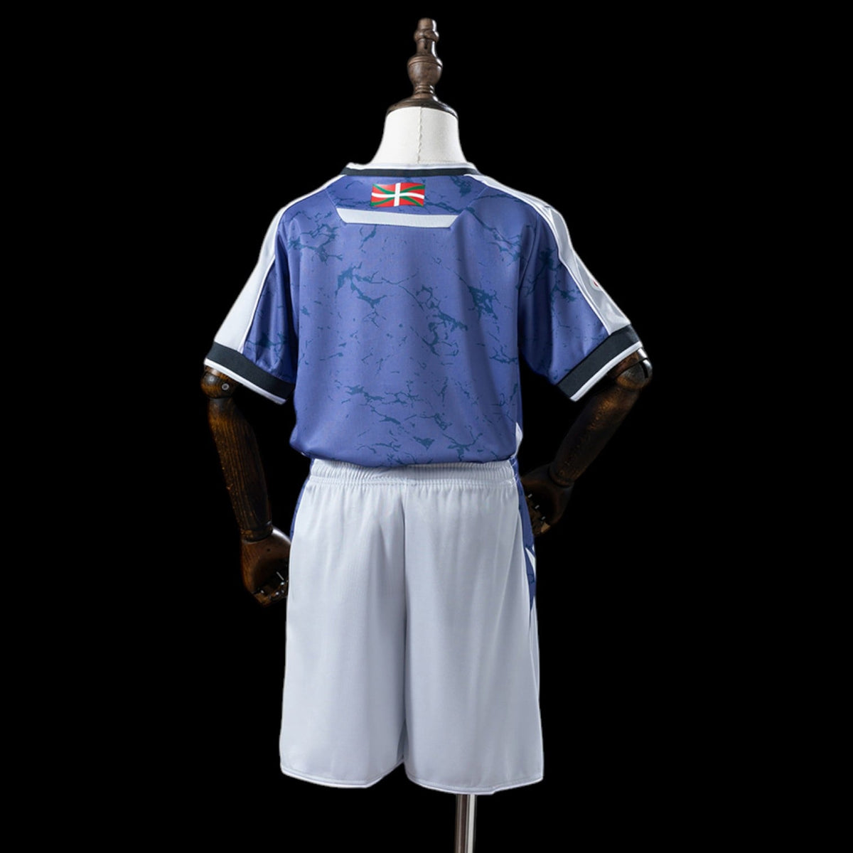 Maillot enfant Real Sociedad 25/26 version fan — vue dos