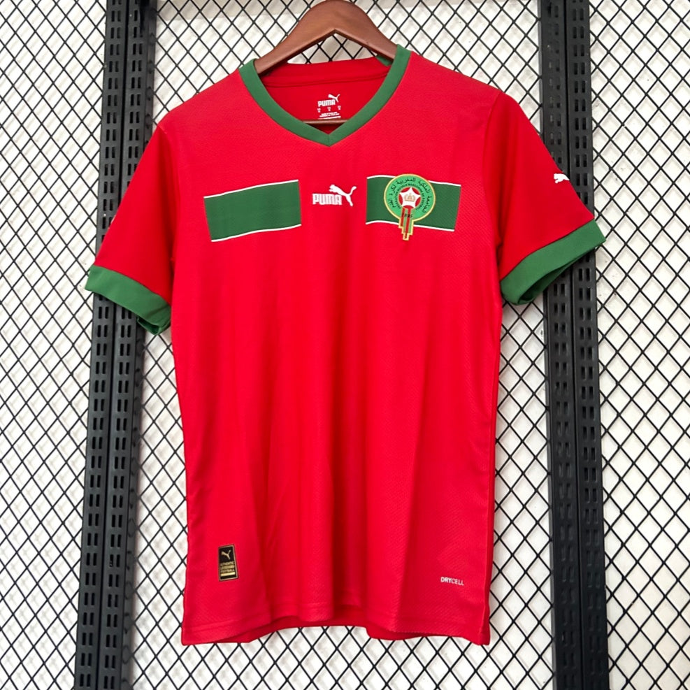 Maillot Maroc 2022 version fan — vue face