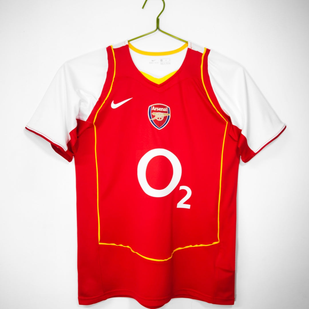 Maillot Arsenal 04/05 version fan — vue face