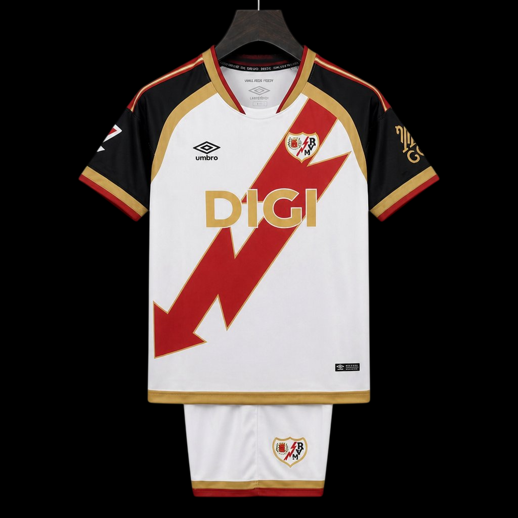 Maillot enfant Rayo Vallecano 26/27 version fan — vue face