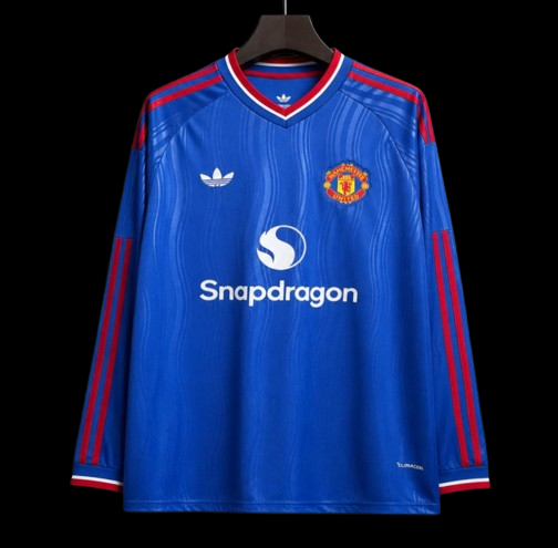 Maillot manches longues Manchester United 26/27 version fan — vue face