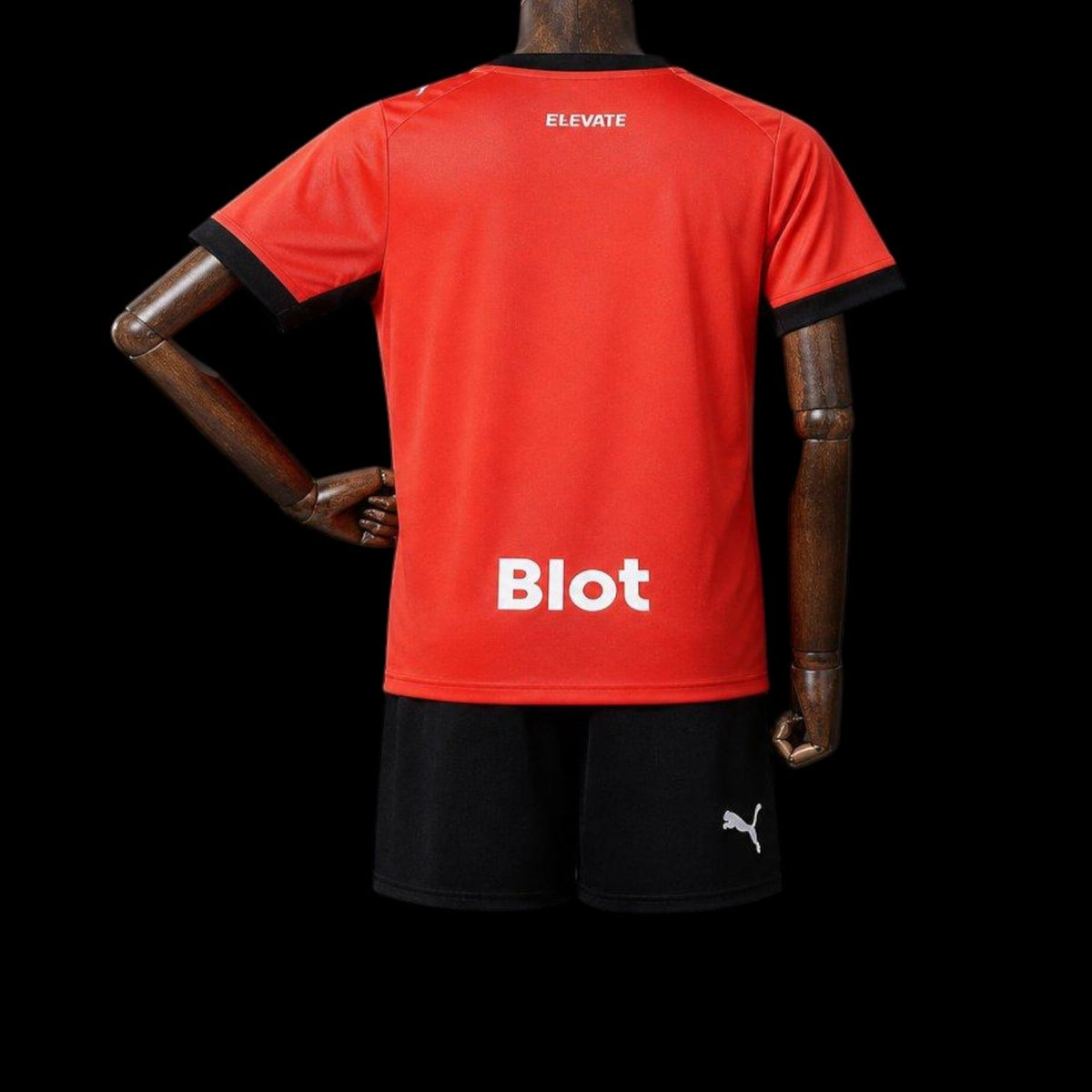 Maillot enfant Rennes 26/27 version fan — vue dos