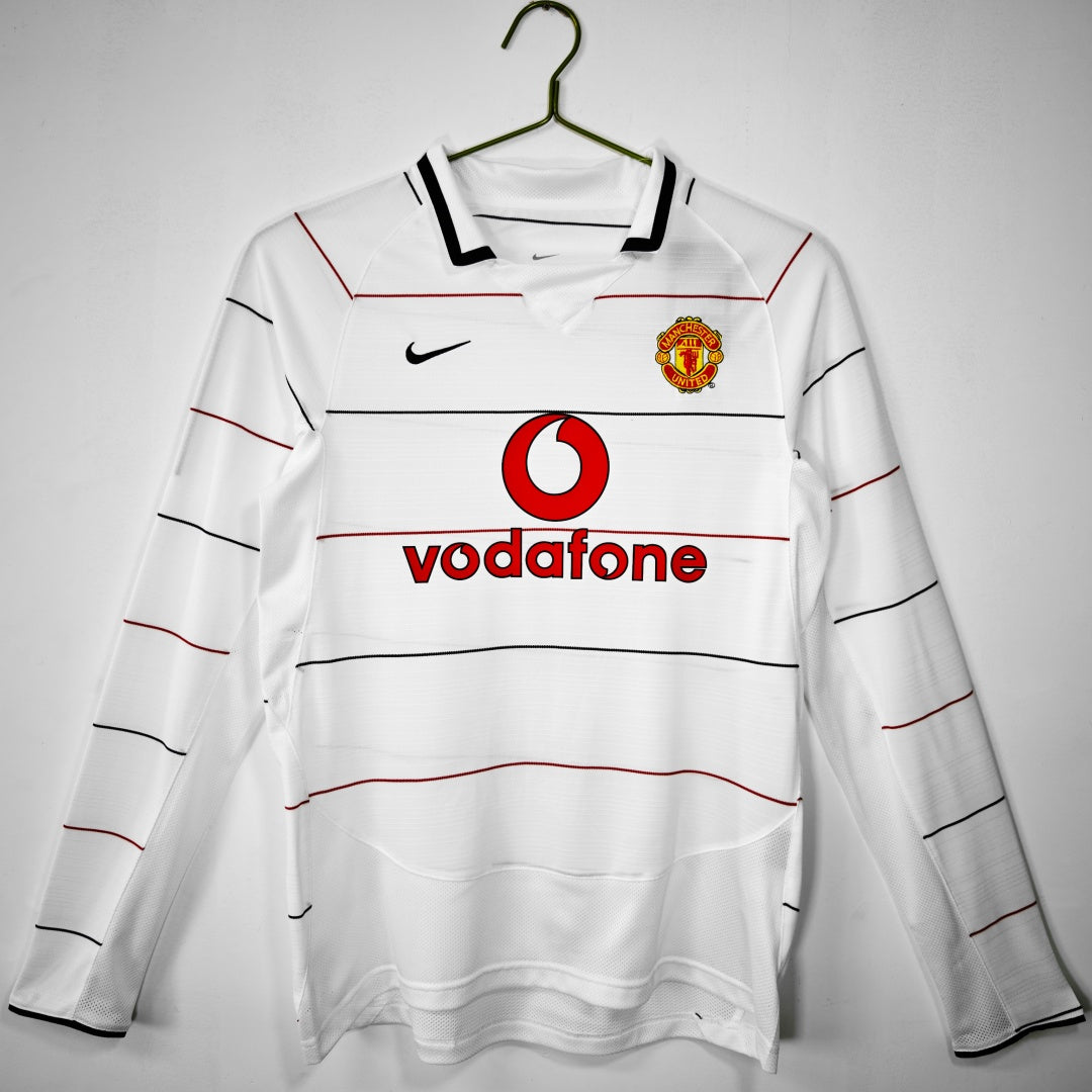 Maillot manches longues Manchester United 03/04 version fan — vue face