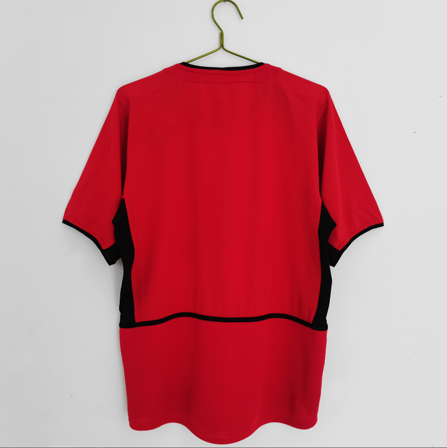 Maillot Manchester United 02/04 version fan — vue dos