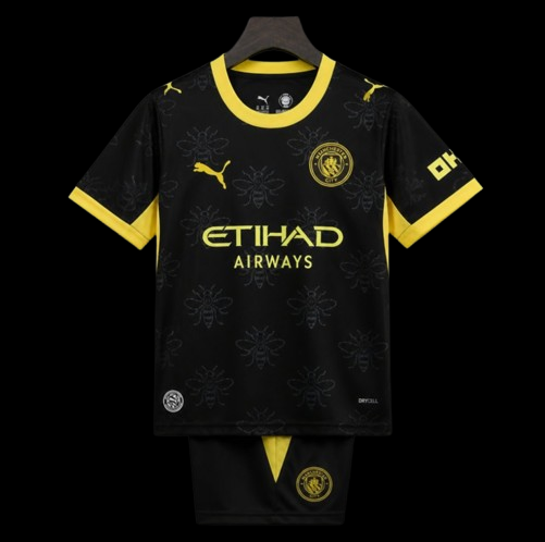 Maillot enfant Manchester City 26/27 version fan — vue face