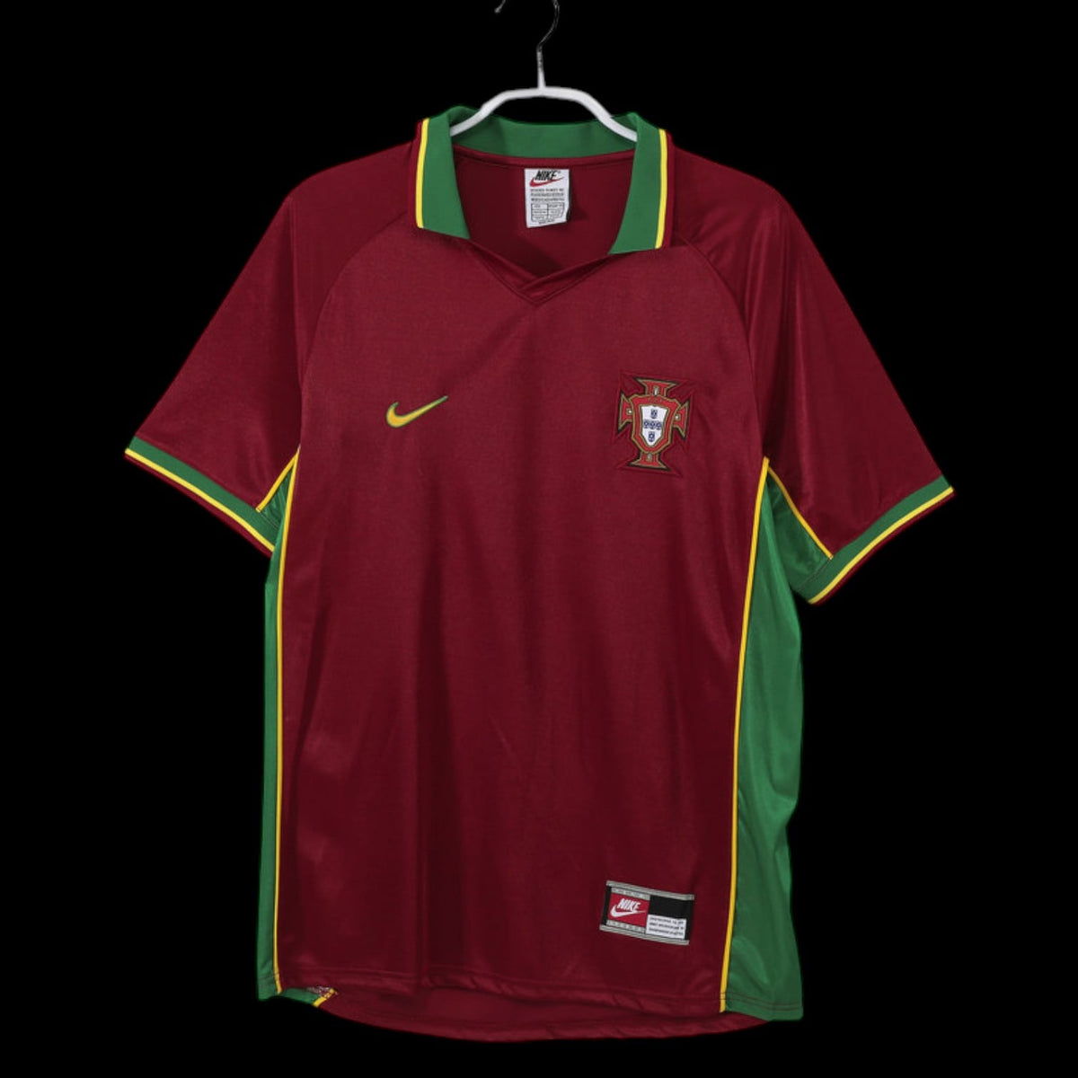 Maillot Portugal 1998 version fan — vue face