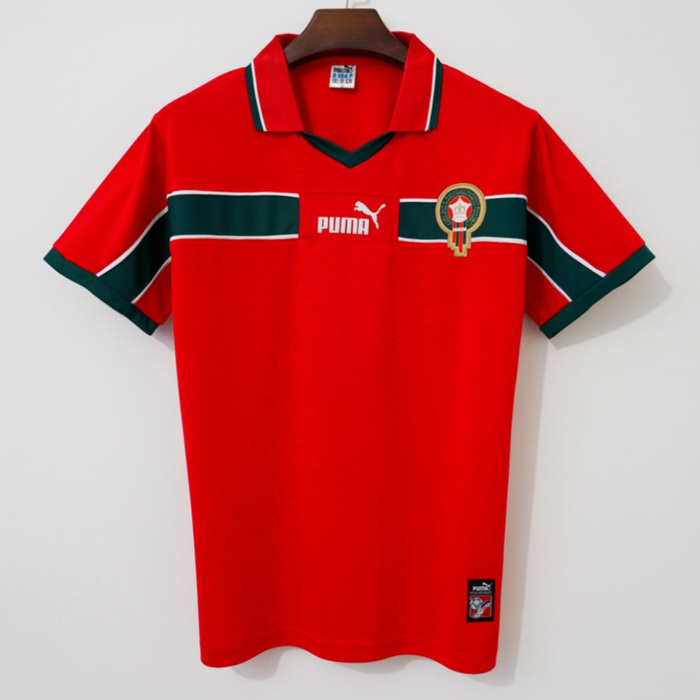 Maillot Maroc 1998 version fan — vue face