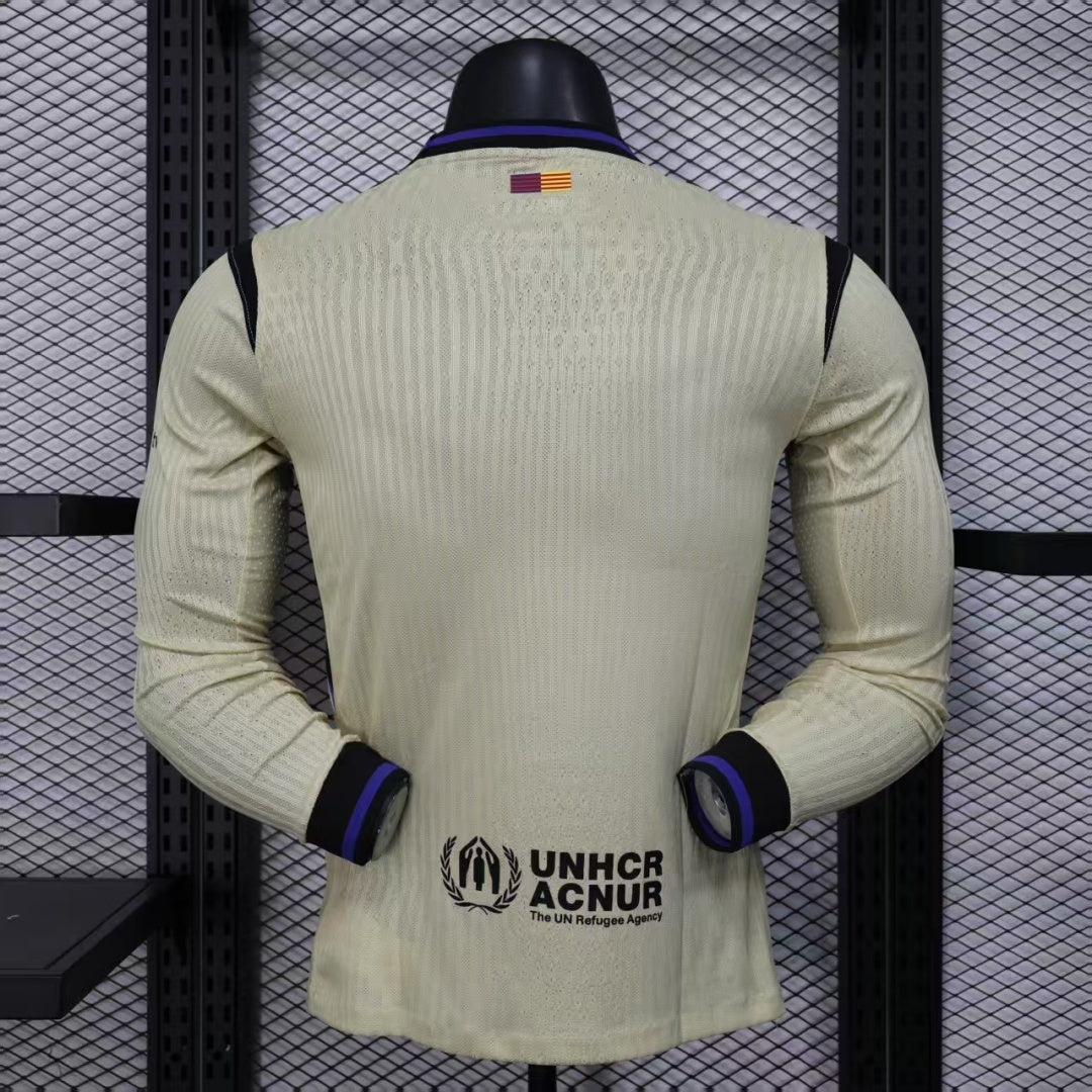 Maillot manches longues FC Barcelone 24/25 version joueur — vue dos